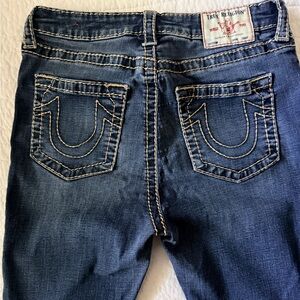 True Religion Women's Dark Blue Skinny stretch Jeans